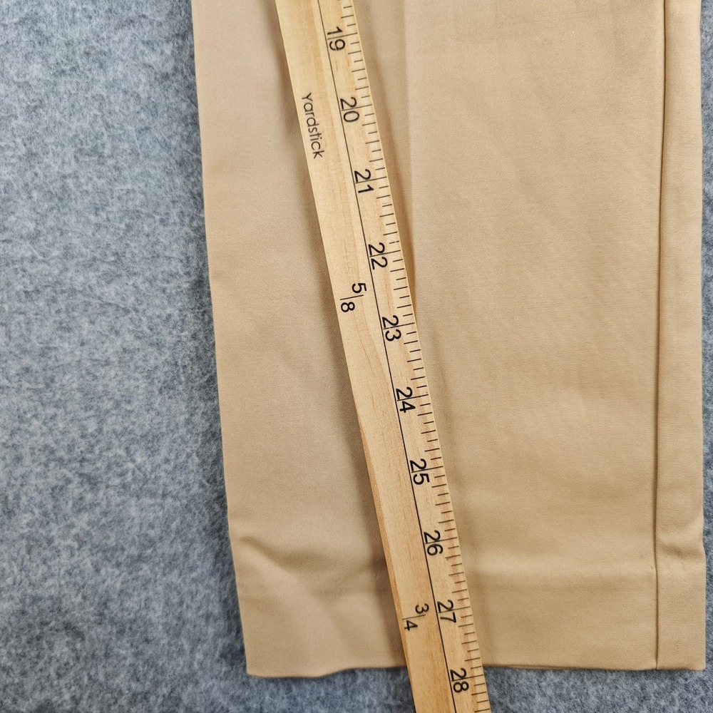 Lauren Ralph Lauren Straight Leg Chino Pants Womens 4 Tan Khaki Trousers NWT - Picture 3 of 12
